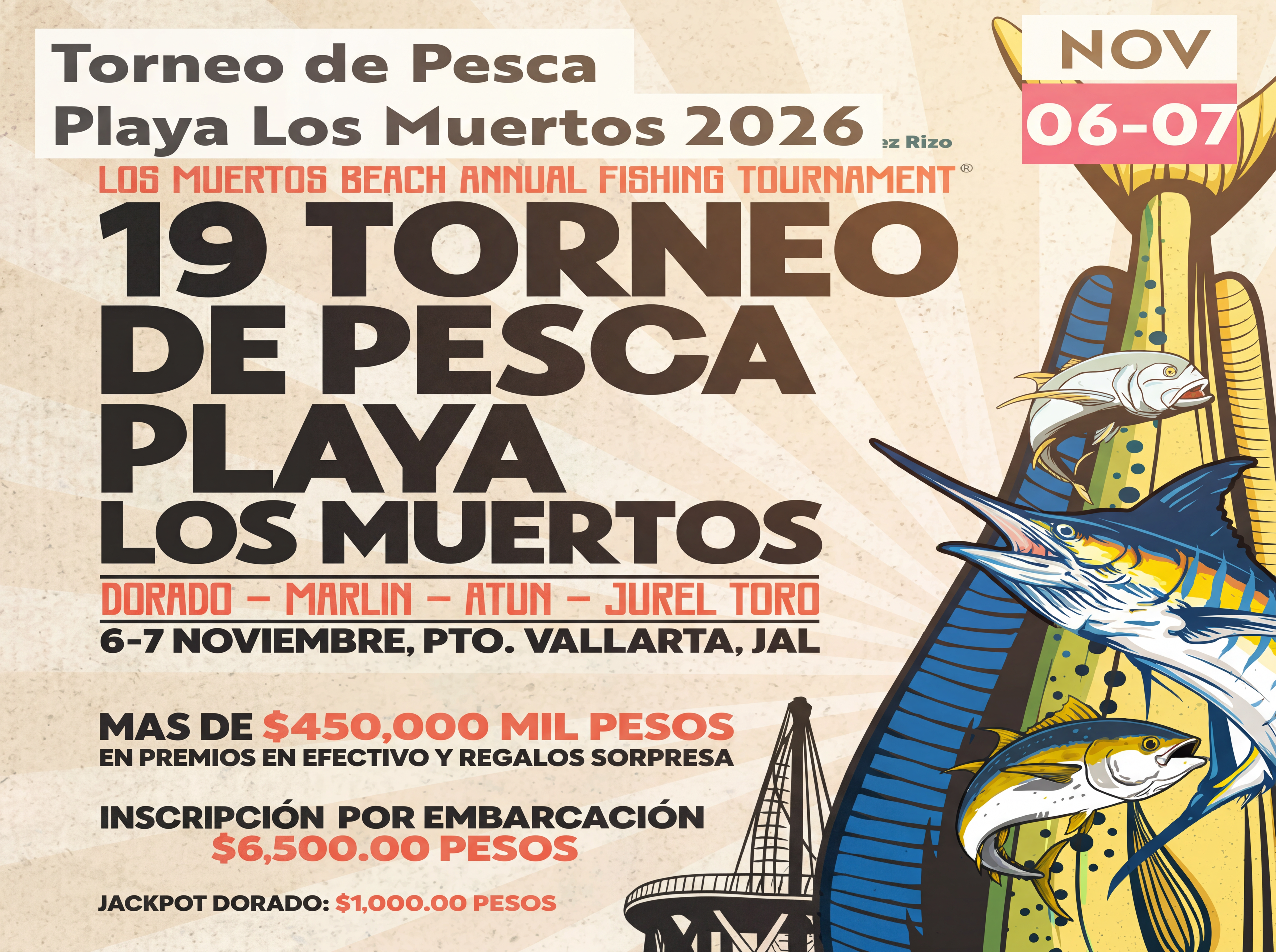 Torneo de Pesca Playa Los Muertos 2026 event